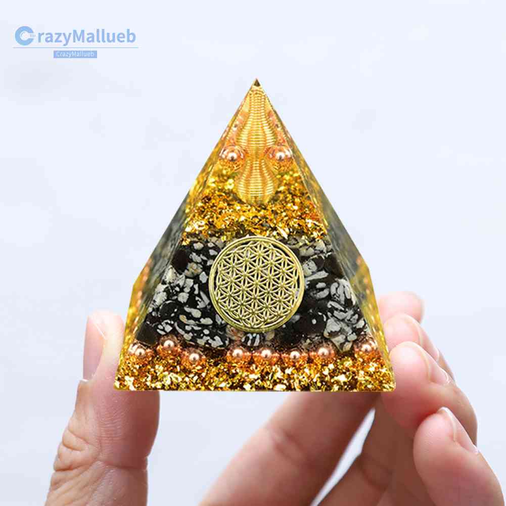 Kim Tự Tháp Orgonite Resin Epoxy Resin Năng Lượng Chữa Bệnh Trang Trí