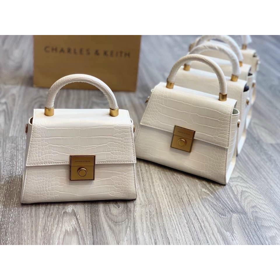 Túi xuất dư CNk khóa tròn quai xách siêu xinh