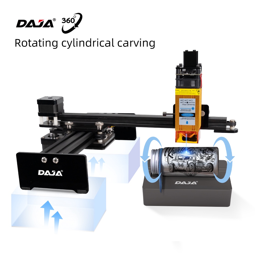 Daja Chạm Khắc laser Tự Động Nhỏ Gọn Bằng Thép Không Gỉ d2 series Khắc Tùy Chỉnh