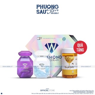 [CHÍNH HÃNG] Viên Uống Trắng Da Diamond White, Siêu Dưỡng Chuyên Sâu, Trắng Gấp 3, Mờ Nám, Tàn Nhang, Da Không Tỳ Vết