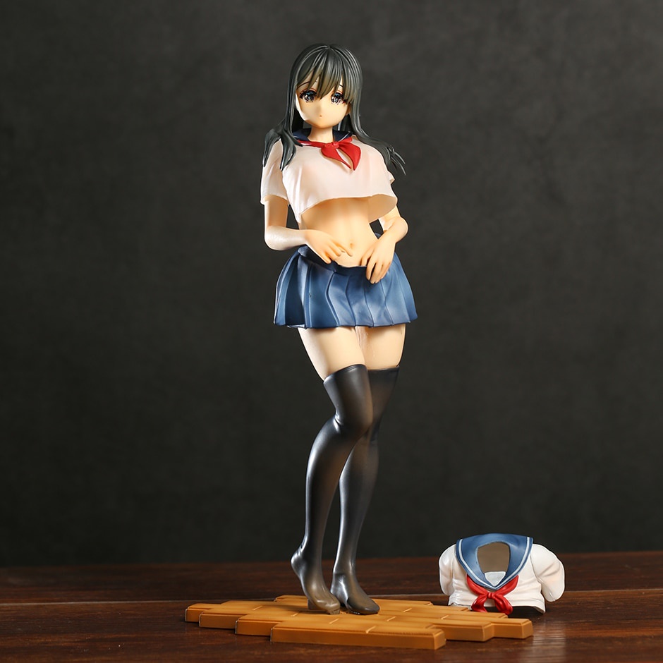 Mô Hình Nhân Vật Hentai Mặc Đồng Phục Học Sinh 28cm Bằng Pvc Có Thể Tháo Rời