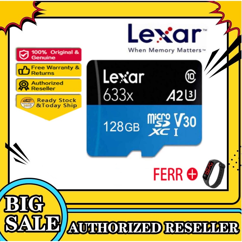 Thẻ Nhớ Micro Sdhc Class10 Hiệu Local Lexar 95mb 32GB 512GB 256GB 128GB 64GB