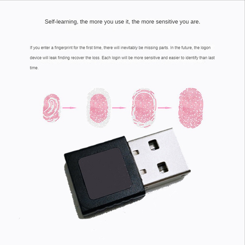 Mô Đun Đọc Dấu Vân Tay Cổng USB Mini Cho Windows 10 11 Hello Biometrics