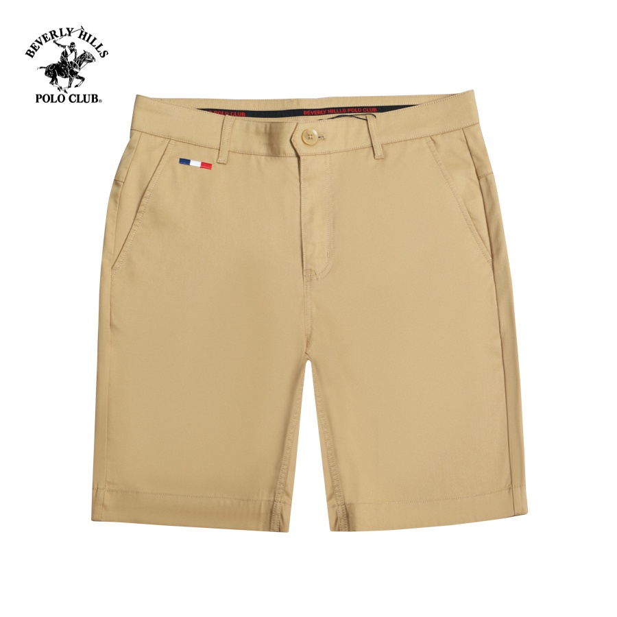 Beverly Hills Polo Club - Quần short Nam Slim Fit BE BEIGE- BHPC QKSS22V011