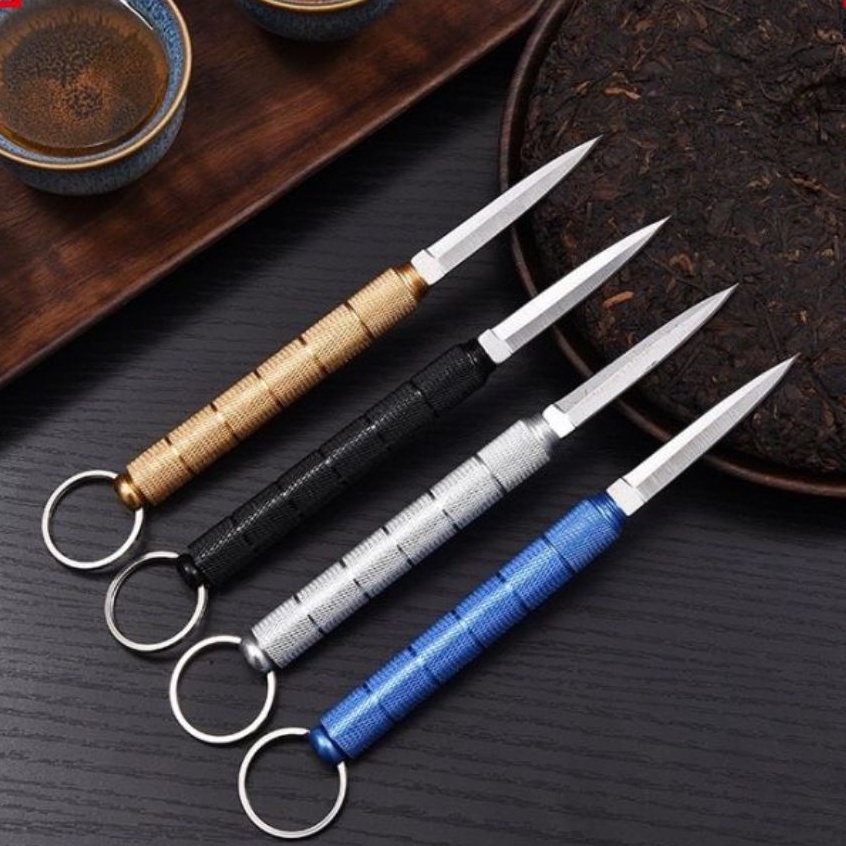Móc khóa dao mini Cao Cấp Đa Chức Năng đi rừng Cao Cấp Phủ Titan
