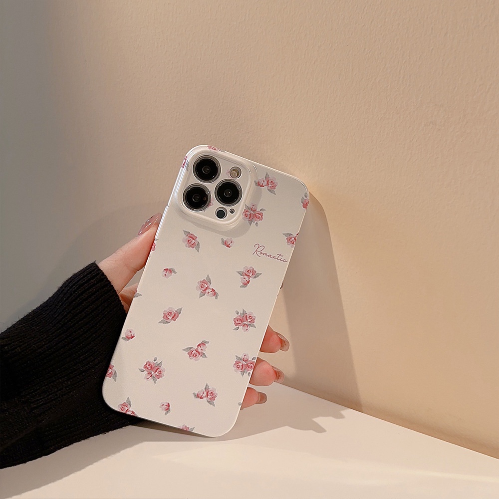 Ốp Điện Thoại Cứng Họa Tiết Hoa Nhỏ Xinh AT0045 Cho Iphone SE2020 7 / 8 Plus 14 X XR XM 11 12 13 PRO MAX