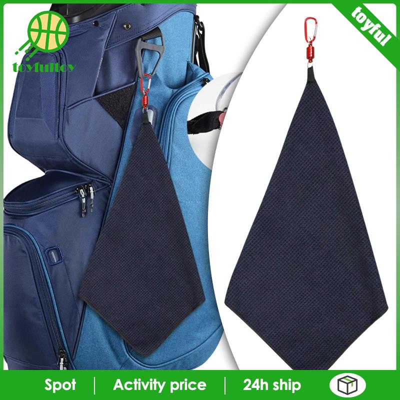 Khăn Lau Gậy Đánh Golf 40x40cm Có Kẹp Tiện Dụng
