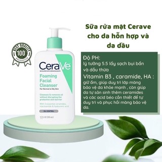 SỮA RỬA MẶT CERAVE BẢN PHÁP DA DẦU 236ML