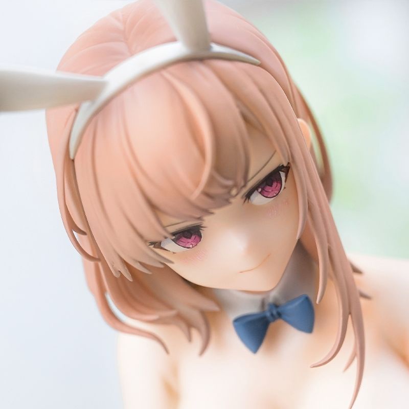 Mô Hình Cô Gái Thỏ Trắng 3D Cỡ 1 / 7 Bằng PVC 23cm