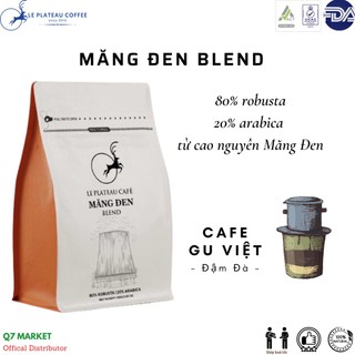 Cà phê robusta rang xay, thơm ngon hương vị đậm đà, ca phe phin, cold brew măng đen blend coffee, q7market, le plateau