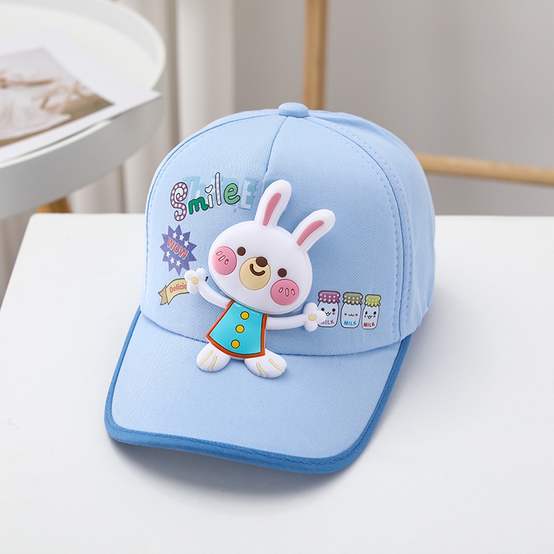 Mũ Lưỡi Trai Chống Nắng Họa Tiết Thỏ / Vịt Siêu Dễ Thương Thời Trang 2023 Cho Bé