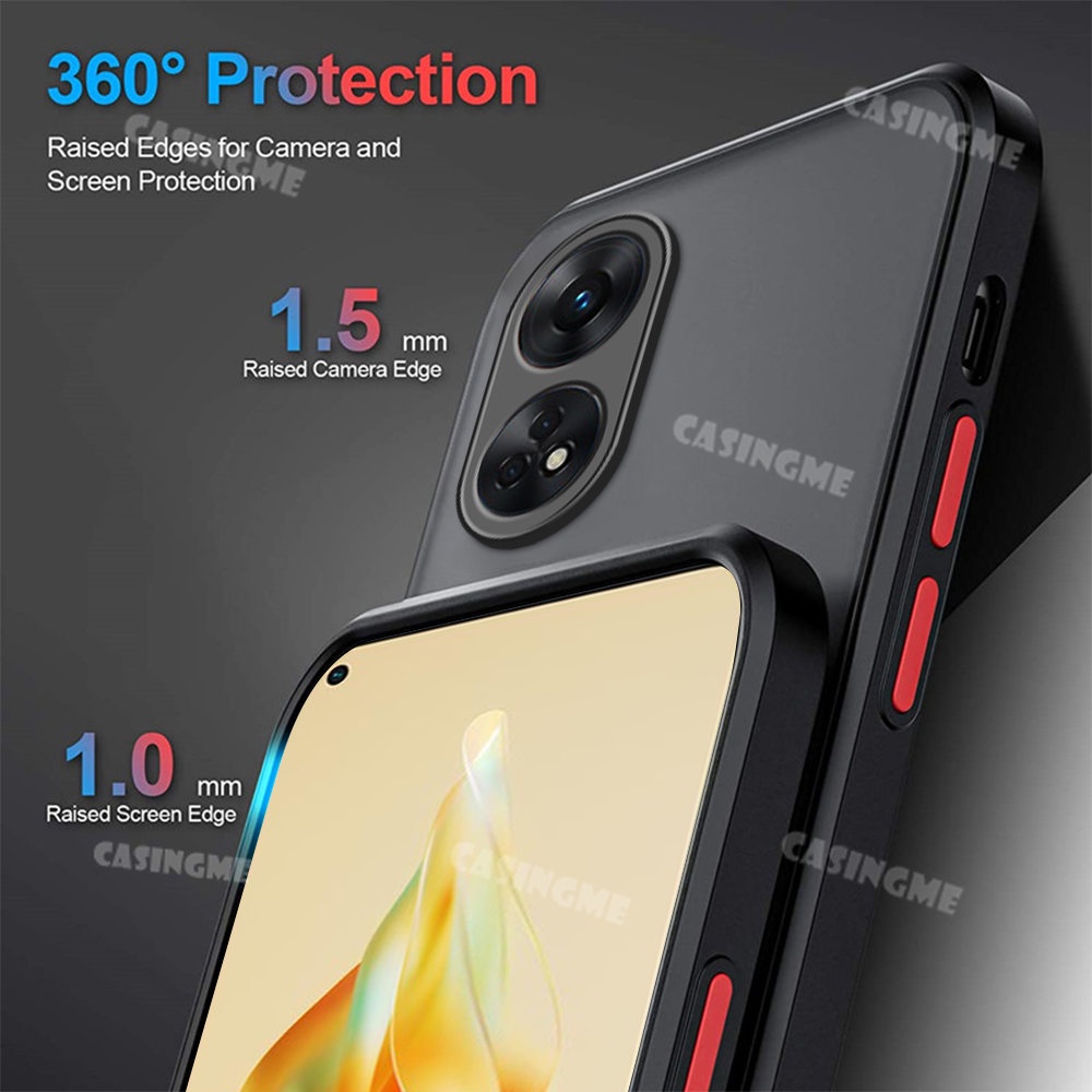 Ốp Điện Thoại Silicon Nhám Trong Suốt Chống Sốc Cho Oppo Reno8 T 5G Reno8T Reno 8T 8 T T8 8 8T 8Z 8Pro T Z Pro 4G 5G
