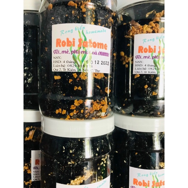 RONG BIỂN SẤY TỎI/MÈ/PHOMAI/TỎI ỚT/TỎI MÈ