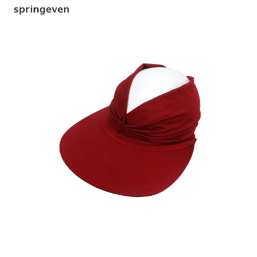 Mũ Rộng Vành Chống Tia Cực Tím Thiết Kế Đục Lỗ Chất Liệu Co Giãn Thời Trang Đi Biển Mùa Hè Cho Nữ