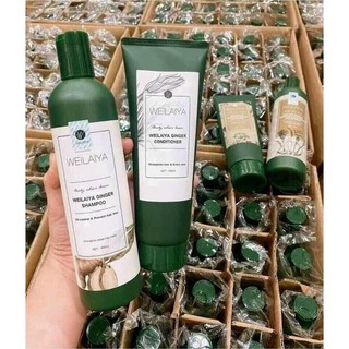 𝐂ặp dầu gội + xả gừng wei.lai.ya