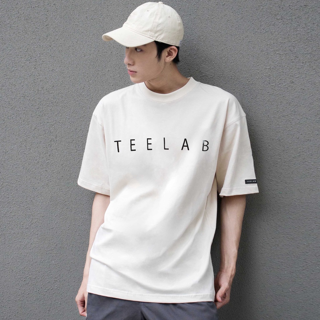 Áo thun TEELAB basic in cổ hàng 100% cotton thoáng mát thấm hút mồ hôi, Áo Phông Unisex Nam Nữ