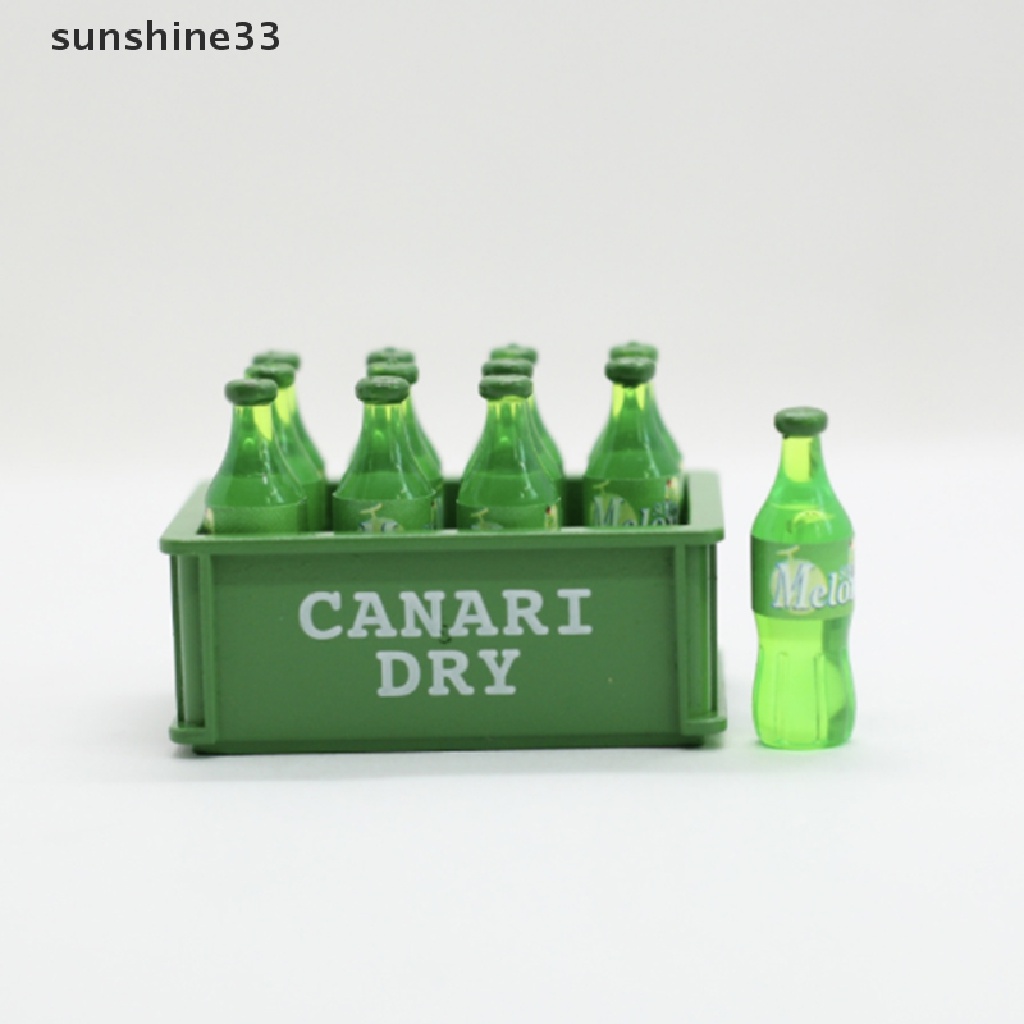 1 Bộ Mô Hình Chai Soda Mini Trang Trí Nhà Búp Bê