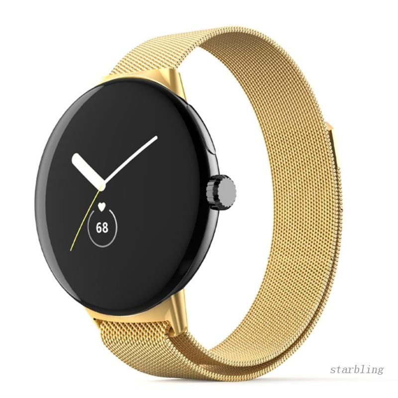 Dây Đeo Tay Bằng Thép Không Gỉ Họa Tiết Ngôi Sao Cho Đồng Hồ Pixel