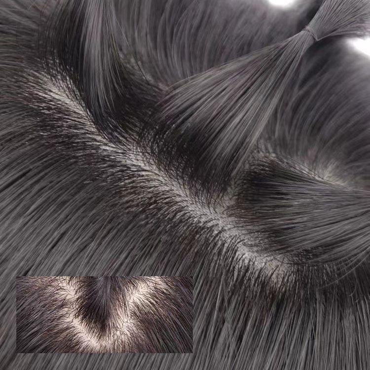 Mái Tóc Giả Dài Màu Trắng Thời Trang Cho Nữ