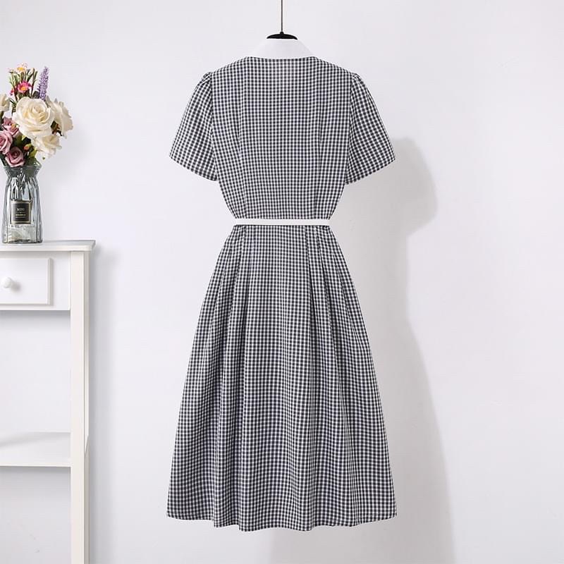 Đầm sọc vintage