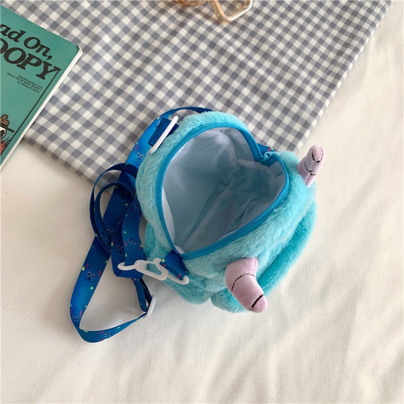 Túi Đeo Chéo Mini Hình Gấu Sullivan / Dâu Tây Dễ Thương Phong Cách Nhật Bản