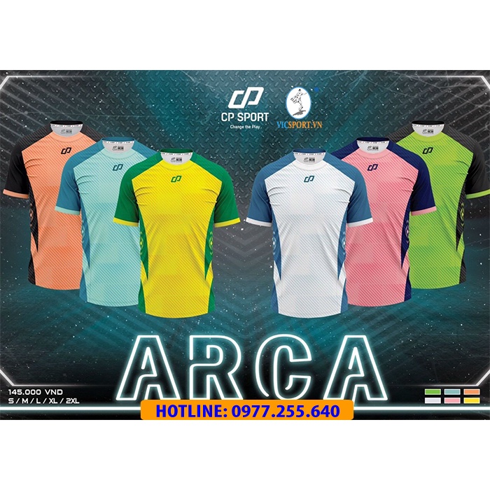 Quần Áo Thương Hiệu CP Arca Chất Lượng Cao Cấp, Áo Đá Bóng Không Logo - Vicsport