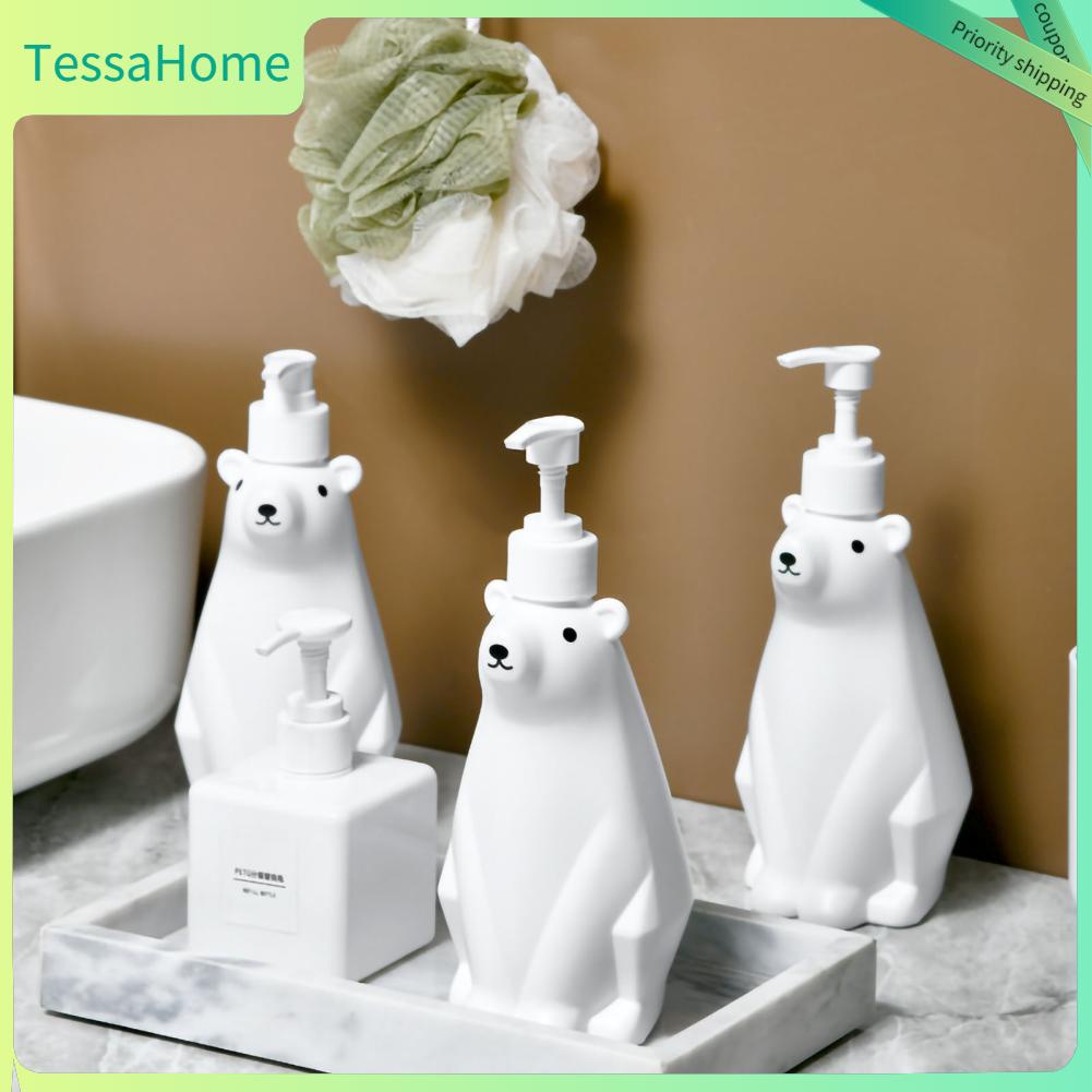 TessaHome Máy bơm Chai đựng dầu gội chống rò rỉ Hộp du lịch có khóa để sữa tắm