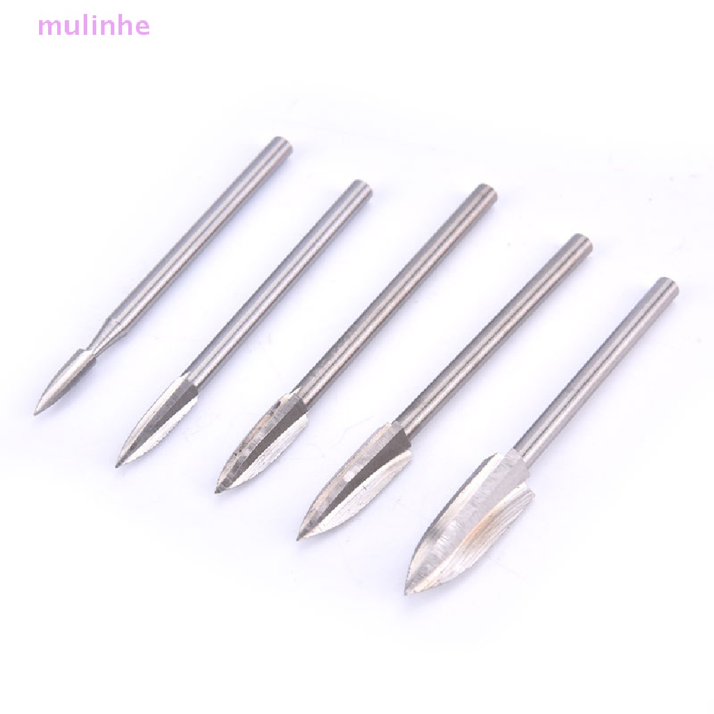 Set 5 Mũi Khoan Chạm Khắc Gỗ Chuyên Dụng