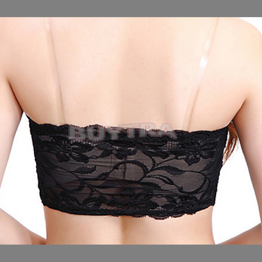 Áo Ngực Ống Ren Hoa Co Giãn Gợi Cảm Cho Nữ