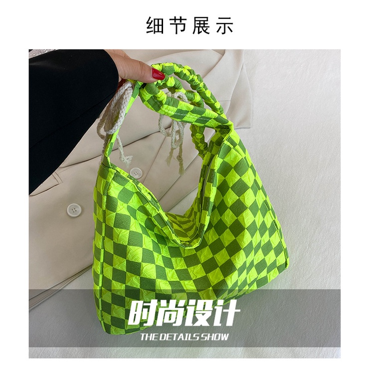 Balo Cỡ Lớn Họa Tiết Sọc Caro Thời Trang Cho Nữ