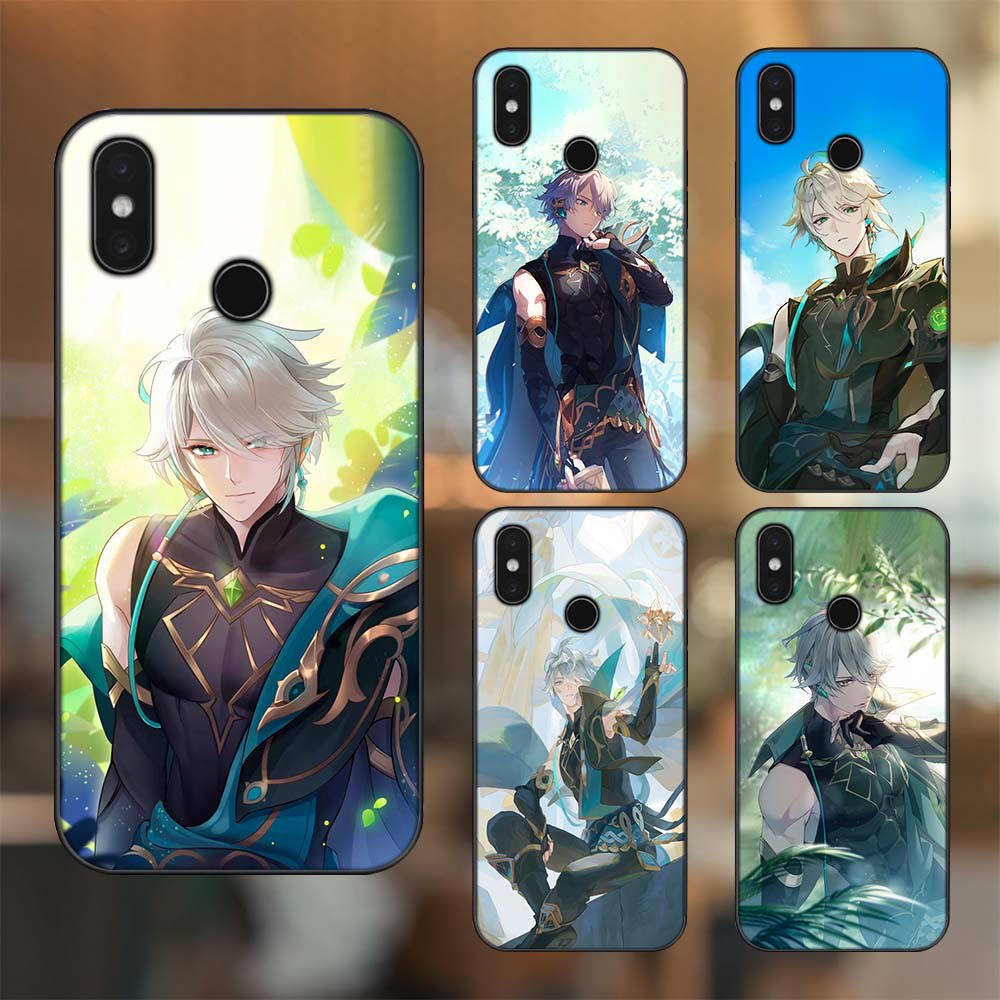 Ốp lưng Xiaomi Mi 8, Mi 8 SE viền đen in hình Alhaitham Genshin Impact