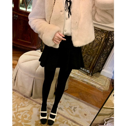 Giày búp bê gót vuông 5cm quai ngang cho nữ thời trang mùa xuân 2023