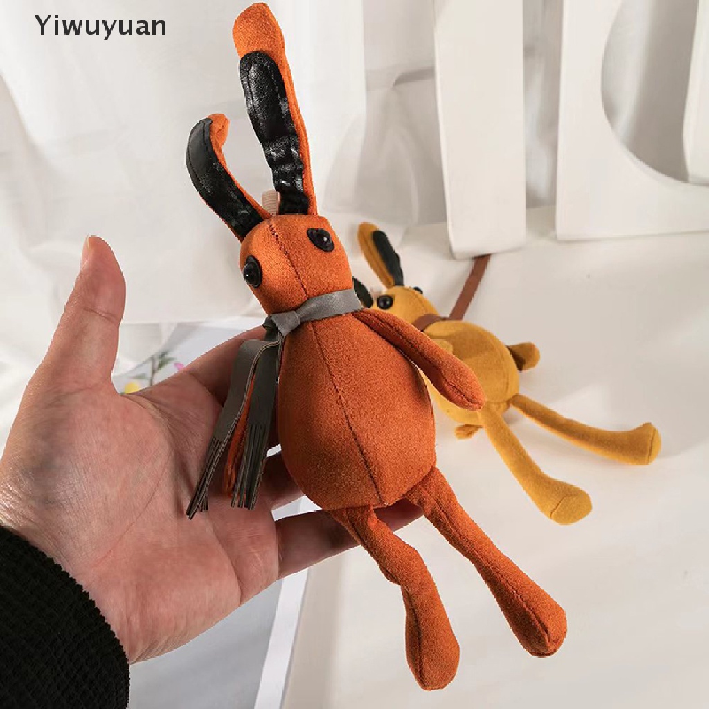 < Yiwuyuan > Móc Khóa Thỏ Nhồi Bông Tai Dài 24cm Đáng Yêu