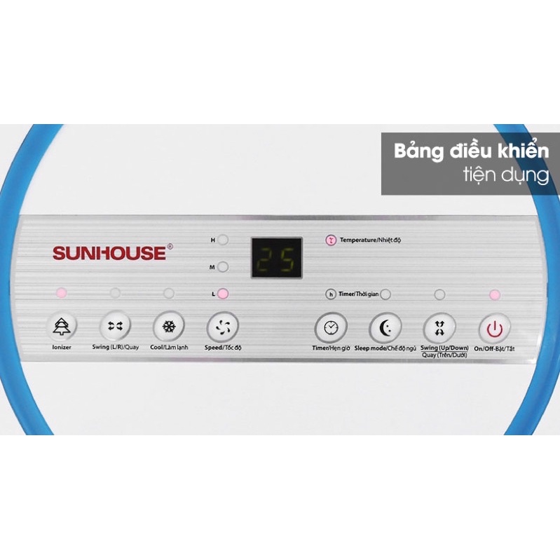 Quạt điều hòa Sunhouse SHD7721 trưng bày mới 99% bảo hành 12 tháng