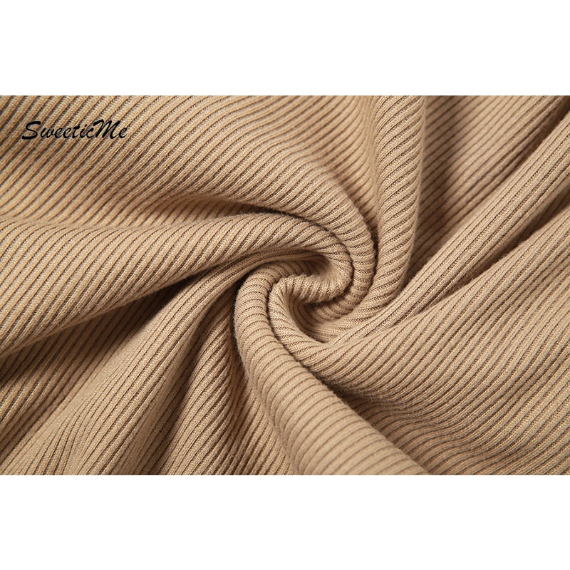 Áo Thun Tay Dài Cổ Chữ V Màu Trơn Dáng Ôm Thời Trang 2023 Dành Cho Bạn Nữ