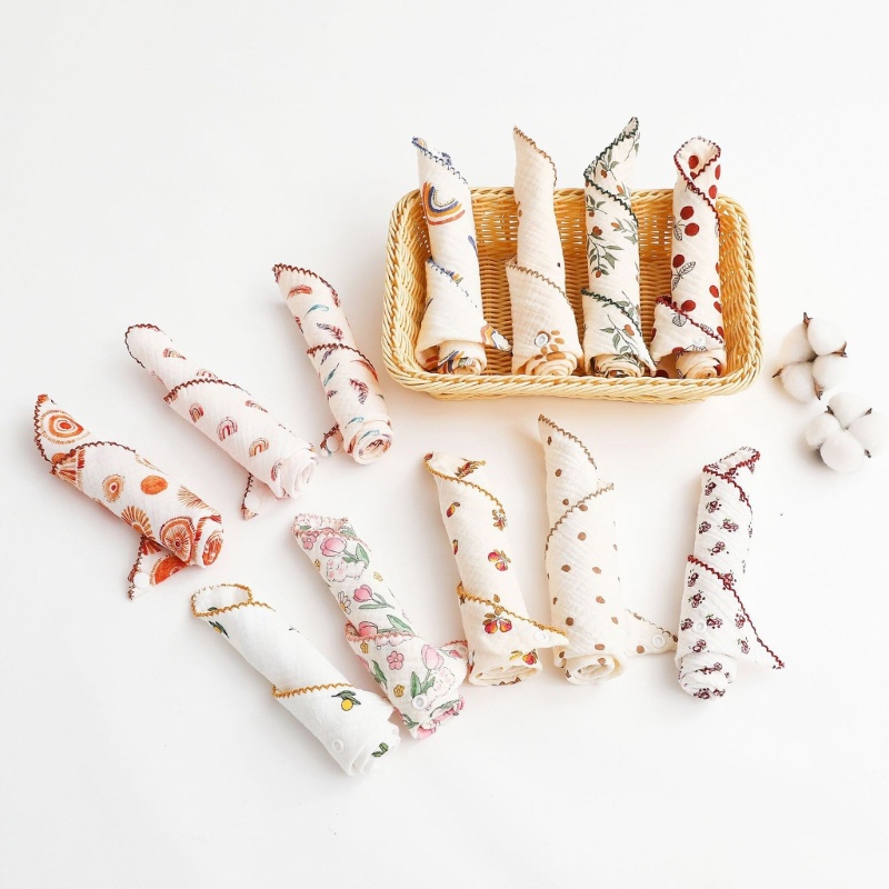 Bộ 2 Khăn Mặt Đa Năng Thân Thiện Với Làn Da Em Bé