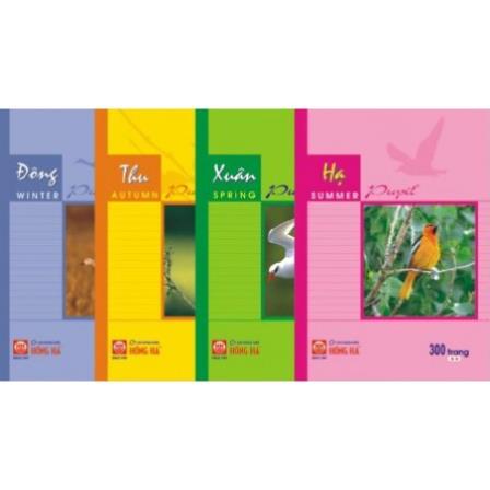 Vở hồng hà 300 trang - HIKOMA STORE