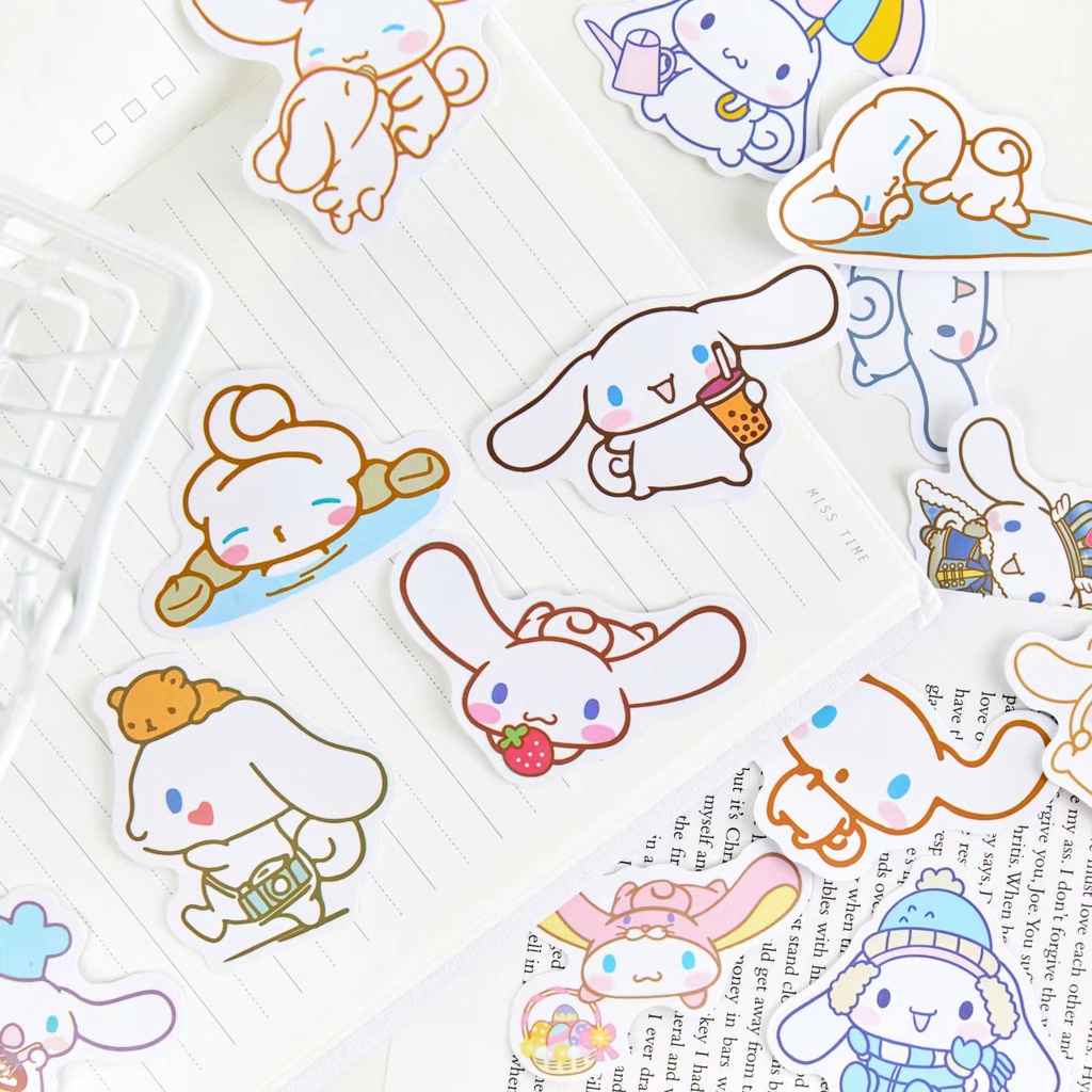 Cinnamoroll Stickers Sanrio Miếng Dễ thương Dán Nhãn dán không thấm nước
