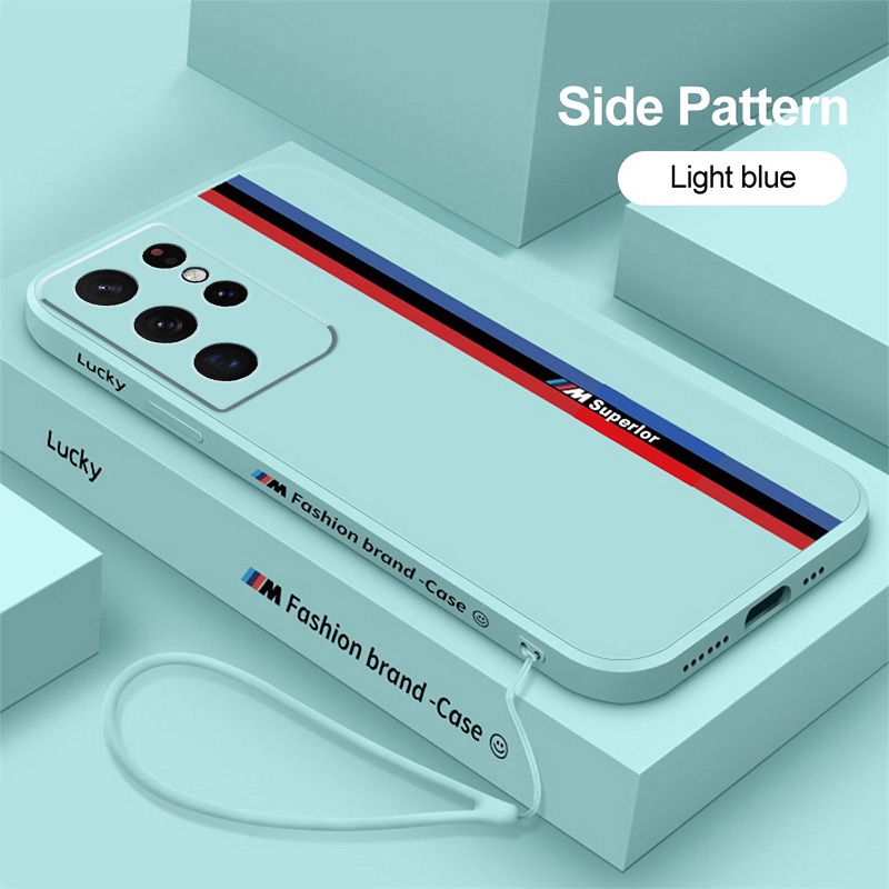 Ốp Điện Thoại Silicon Dẻo Thời Trang Chống Rơi Cho Samsung S23 Ultra S22 S21 S20 Plus Ultra FE