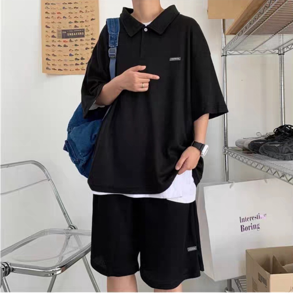 Set Quần Áo Thun Nam Thể Thao Form Rộng sozo SET NAM 90000193C2