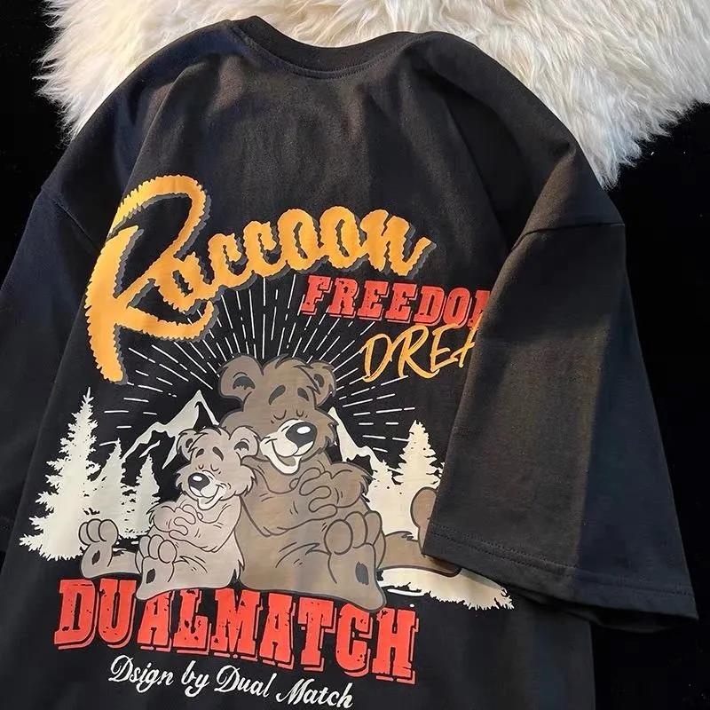 Áo thun NRVP tay ngắn in hình thời trang đường phố Hàn Quốc cho nữ