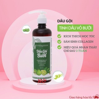 Dầu gội bưởi làm sạch da đầu & kích thích mọc tóc từ tinh dầu bưởi nguyên chất milaganics 500ml