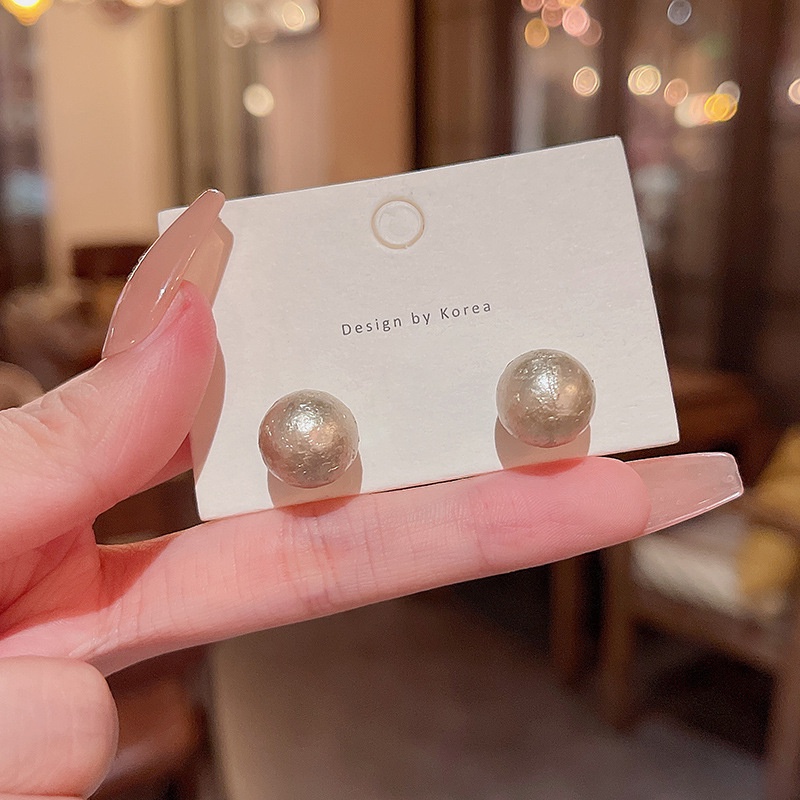 Bông Tai Mạ Bạc 925 Đính Ngọc Trai Sang Trọng