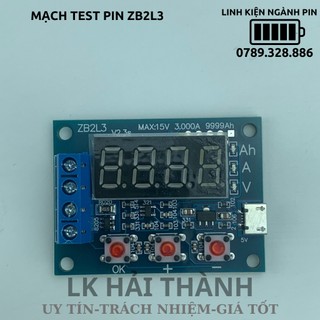 Mạch đo và kiểm tra dung lượng pin Zb2l3 chính xác