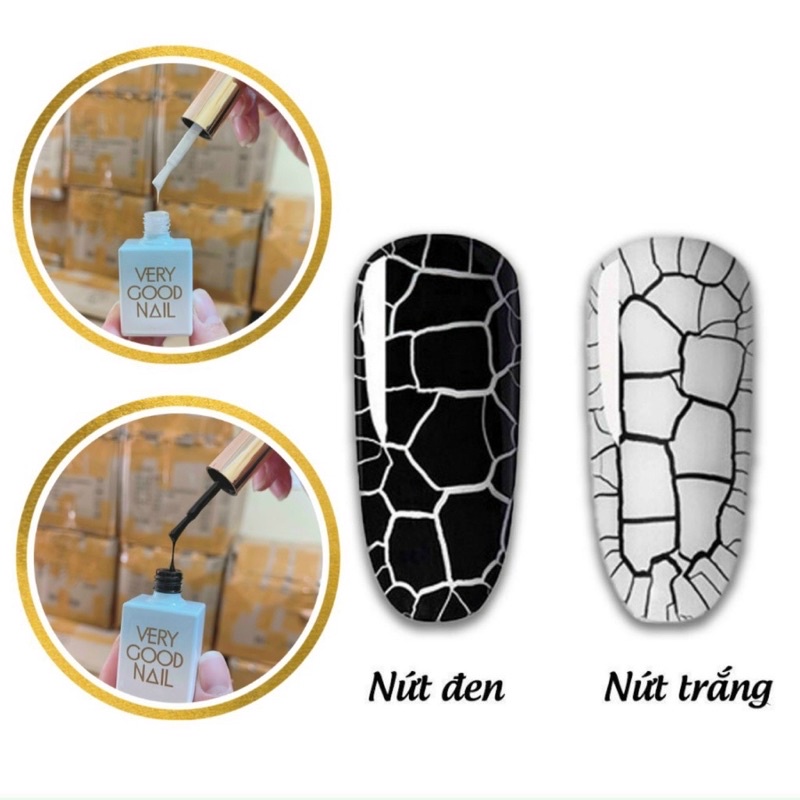 Sơn nứt vedeeni 2 màu đen trắng