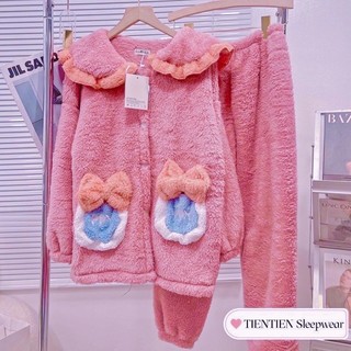 Siêu phẩm sét bộ lông hồng phối nơ kute xỉu 🎀