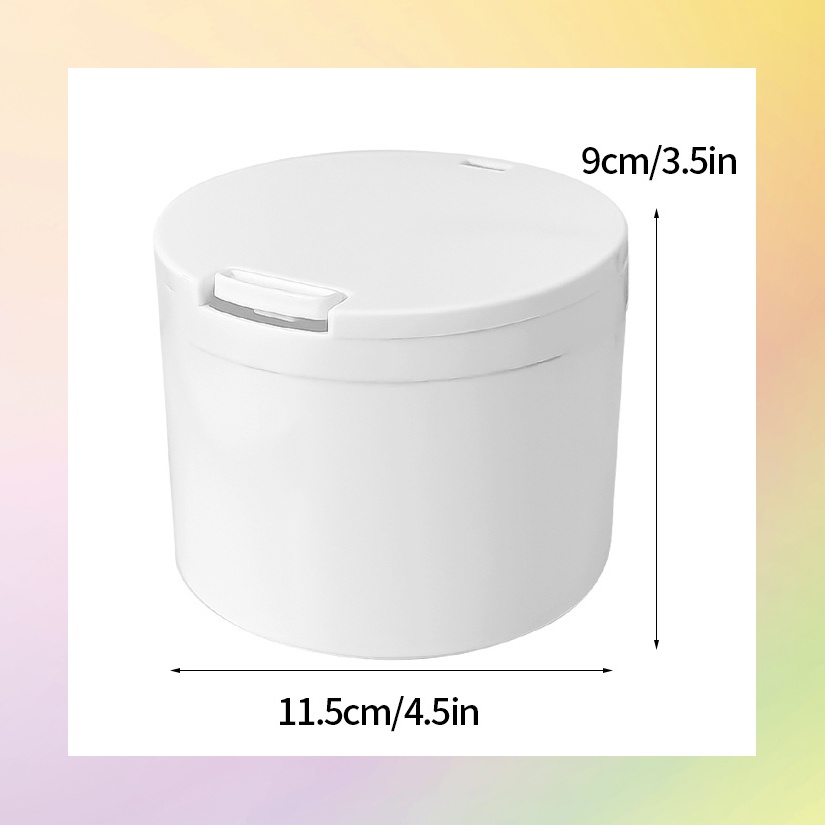 Thùng Rác mini Để Bàn Trang Trí Nút Bấm Dễ Thương