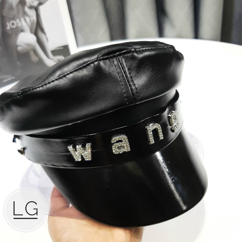 Mũ nồi cappi da chữ W A N G đá cho nữ