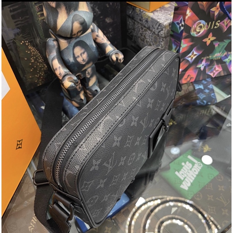 💥CHUẨN 1:1💥Túi L.V. đeo chéo vai FULLBOX_Túi đeo L.V. da thật nhập khẩu_Túi hộp L.V. hàng xuất khẩu