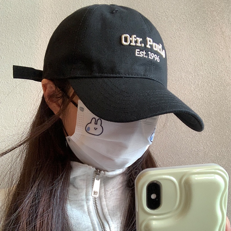 Mũ Lưỡi Trai Thêu Chữ Phong Cách Hàn Quốc Thời Trang Cho Nữ